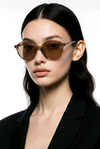 Oversized Round (Transparent Brown)