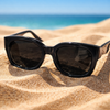 Bold Square (Deep Brown Acetate, Dark Smoke Lens)