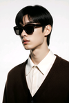 Bold Square (Deep Brown Acetate, Dark Smoke Lens)