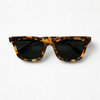 Wayfarer (Honey Tortoise, Gold Logo Detail, Dark Green Lens)