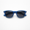 Round (Matte Cobalt Blue, Gunmetal Temple, Smoke Gradient Lens)