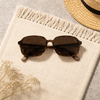 Oversized Square Sunglasses — Classic Tortoise with Amber Gradient Lens