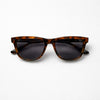 Square Sunglasses — Classic Tortoise with Gold Emblem Detail POLARIZID