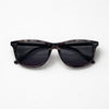 Square Sunglasses — Grey Tortoise with Silver Emblem Detail POLARIZED