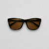 Square Sunglasses — Classic Tortoise with Silver Emblem Detail