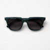 Square Sunglasses — Teal Marbled Statement Frame