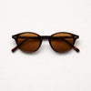 Round Sunglasses — Classic Tortoise with Amber Lens
